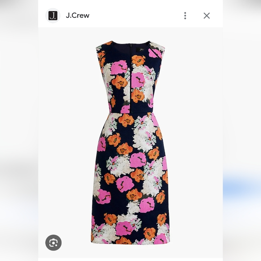 J. Crew Portfolio Dress, Petunia Print